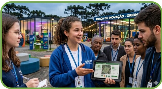 Praça da Inovação Orion em Lages